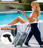 Cordless Spray Tan Machine, Spray Tan Gun for Self Tanning Travel Beach Salon DIY, Portable & Rechargeable Spray Tan Machine, Long Battery Life, Even Spraying, Lightweight, Include Type-C Cable, Mitt