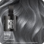 BOLDIFY Hairline Powder (LARGE, 10g) - Root Touch Up Hair Color for Gray Coverage - Bald Spot Concealing Hair Powder for Women & Men - 24-Hour Stain-Proof - Gray