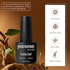 JODSONE 100 PCS (5 ml each) Gel Nail Polish Kit No Wipe Soak off Base Coat and Matte Glossy Top Coat Gel Polish Collections Gifts for Manicure Lovers