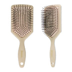 Paddle Hair Brush for Women-Detangling Cushion Brush with Soft Ball-Tip Bristles,Anti-Static Wide Brush for Wet Dry Hair,Smooth Comfortable Scalp Care