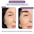 Rumi Cosmetiques PowerBrow+ Tinted Eyebrow Gel For Mature Women - Defines, Fills, Thickens Brows - 2-in-1 Formula - Natural Color, Quick Fixing, Long-Lasting - Hypoallergenic