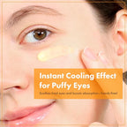 TOSOWOONG VITA Clinic Vitamin Eye Cream, Korean Skincare with 5% Arbutin, 2% Niacinamide, Hyaluronic Acid, Glutathione, Seabuckthorn Eye Serum for Fine Lines & Wrinkles, Puffiness, 15ml / 0.5 fl. oz.