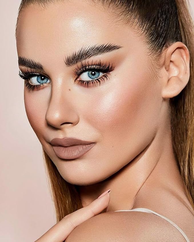 MAKI YIKA 3Pcs Matte Liquid Lipstick Makeup Set Red Dark Nude Lipstick Long Lasting Smudgeproof Transfer Proof Lip Makeup, MVPRed/Nude/LatteNude