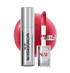 Wonderskin Lip Oil Rehab Serum - Tinted Lip Oil for Women, Hydrating, Moisturizing, and Non-Sticky Red Tint Serum for Dry Lips (Amour)