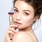 Daubigny Makeup Brushes Dual-ended Foundation Brush Concealer Brush Perfect for Any Look Premium Luxe Hair Rounded Taperd Flawless Brush Ideal for Liquid, Cream, Powder,Blending, Buffing,Concealer