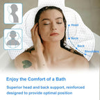 2025 Petal-Shaped Ultra-Comfort Bath tub Pillow for Head,Neck and Backrest,Extra Thick & Soft,Anti-Slip Suction Cups,Fit All Bathtubs,Washable,Luxury Bathroom Accessories,Spa Day Gifts for Women Men