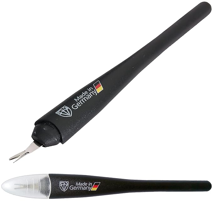 3 Swords Germany - Brand Quality Cuticle Knife Trimmer Remover Cutter (1pc.) Manicure Pedicure Grooming for Professional Finger & Toe Nail Care by 3 Swords, Made in Solingen Germany