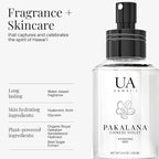 Pakalana Chinese Violet Body and Hair Mist from Hawaii, Hair Perfume for a Light, Hydrating Refresh, Body Mist for Women and Men, Alcohol-Free, With Moisturizing Hyaluronic Acid & Glycerin, 3.4 oz