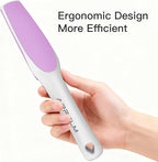 3-Sided Glass Foot Callus Remover, Professional 3-in-1(Coarse, Medium, Fine) Foot File, Pedicure Tools for Feet Hard Skin Smooth Polishing (Pink)