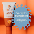 Tanning Club - Tan De Soleil Orange Gel - SPF 6 Sun Tanning Lotion - Botanical Formula for Sun-Kissed Glow - 100ml