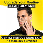 Lumin - Smooth Operator Detox - Men's skincare kit, Includes: Charcoal Face Wash Daily Detox, Charcoal Scrub Deep Detox & Daily Face Moisturizer, Suitable for all skin types, Two Month Supply