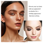 MEICOLY Brown Single Eyeshadow with Mirror,Matte Coffee Eye Shadow for Halloween Makeup,Pressed Powder Eyeshadow,Matte Shade Eyelid Color Eye Makeup for Women,High Pigment,Long Wear,Waterproof