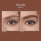 Thrive Causemetics Infinity Waterproof Eyebrow Pencil, Retractable Brow Pencil with Hyaluronic Acid & Shea Butter, Dual Ended Eyebrow Brush Spoolie, Fine Tip, Vegan & Cruelty Free, Merida (Auburn)