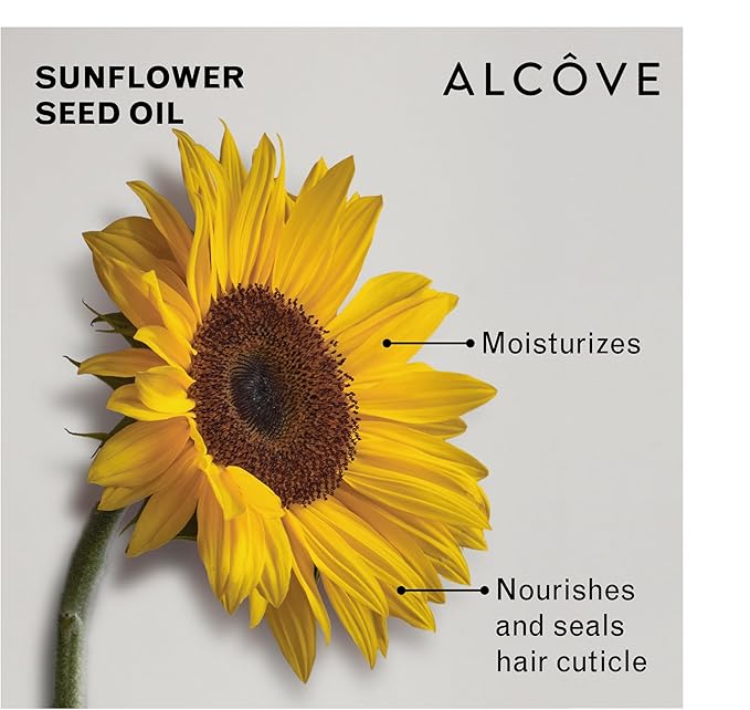 Alcôve - Daily Conditioner - All Hair Types - Lightweight Care - Anti-frizz - With Argan Oil and Mango Extract - Color-Safe - Sulfate-Free - 10oz