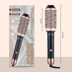 NONK 3-in-1 Interchangeable Curling Iron, 1 1/4" 1 1/2" 1 3/4" Heated Barrels for Different Curls, Adjustable Digital Temp, Fast Heat, Hair Styling Tool for All Hair Types,Large Barrel Curling Iron