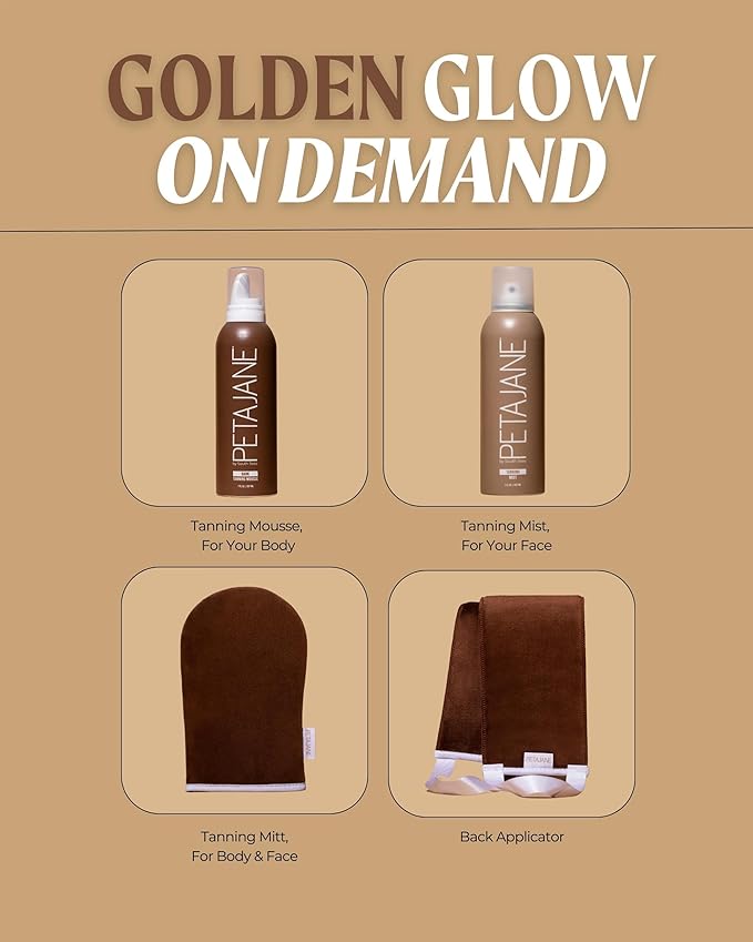 Peta Jane Bronzing Mitt and Dark Tanning Mousse