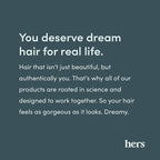 hers Triple Threat Shampoo, Conditioner and Minoxidil Set - Hair Loss Treatment for Women - Includes 5% Foam Minoxidil Treatment, Color Safe Hair Thickening Shampoo and Conditioner - 3 Count