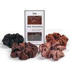 Hair Scrunchies for Women - Hair Ties No Damage Both for Thick Hair or Thin Hair Curl Hair No Crease Scrunchies Ponytail Holder No Hurt Your Hair