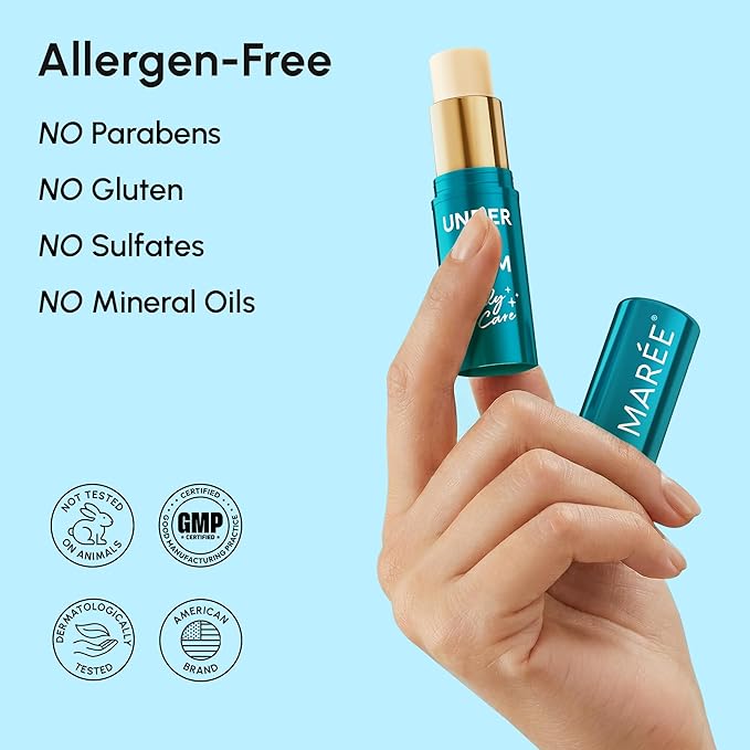 MAREE Under Eye Balm Stick with Retinol & Ceramide Complex 2 PACK - Facial Moisturizer - Under Eye Stick, Anti Wrinkle Hydrating Face Skincare