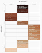 MAKE Beauty Diffusion Dew Skin Tint. Sheer to Medium Coverage Radiant Finish. Blurring, Smoothing, and Brightening for Glowing Complexion. Enhanced with Niacinamide and Adenosine. Amber 10