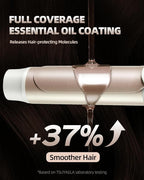 Hair Curling Wand, 1.6 Inch Long Barrel Ceramic Curling Iron, Hair Curler with Keratin&Argan Oil Infused, Curling Wand for Long Hair Transform Your Look in Seconds