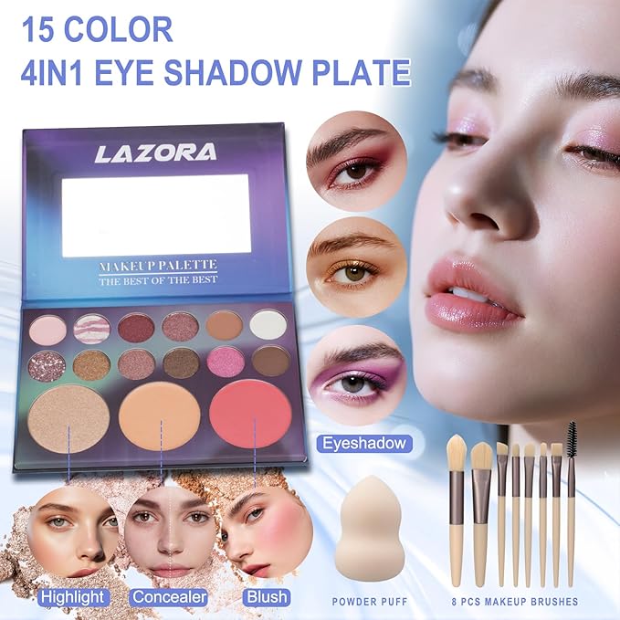 Makeup Set Makeup Kit for Teens Girl Makeup Kits for Teenagers Make Up Gift Set for Teenager Girls Beginner Makeup Sets for Girls 10-12