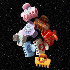 Kitsch BT21 Recycled Plastic Puffy Medium Hair Clips for Women, Medium Claw Clip for Thin & Thick Hair | Ideal Gifts for Women - COOKY, 1pc