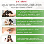 Saw Palmetto & Cayenne Hair Serum, Hair Growth Oil. Made in USA