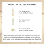 Naturium The Glow Getter Body Oil, Multi-Oil for Intense Nourishment, Hydrating & Moisturizing Formula, Vegan & Cruelty-Free, 3.4 oz