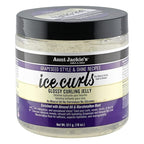 Aunt Jackie's Grapeseed Style and Shine Recipes Ice Curls Glossy Curling Jelly, Hydrates, Softens, Makes Waves, Curls and Coils Easier to Style, 18 oz