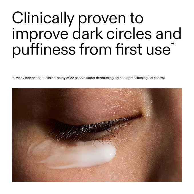 The INKEY List Caffeine Eye Cream, Reduce Eye Puffiness and Dark Circle, Blur Fine Lines, 0.5 fl oz