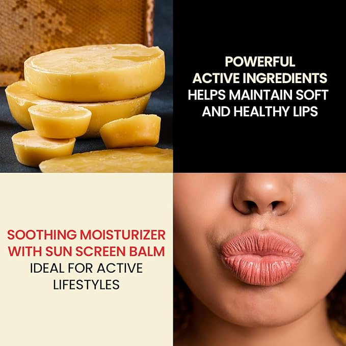 Dr. Hess Original Udder Stick SPF Lip Balm, Soothing Moisturizer Sun Screen Balm for Dry Lips with Jojoba, Beeswax & Shea Butter, Total Lip Care, Hydration & Repair, Cherry Flavor, 4 Pack