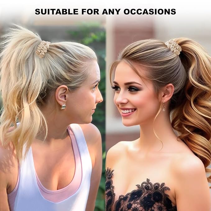 8Pcs Silk Scrunchies Hair Ties for Women & Girls, Mulberry Silk Scrunchies No-Damage Thin Satin Ponytail Holders for Hair Care(Clolor 04)