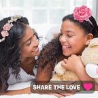 Headband Making Kit for Girls - Make Your Own Fashion Headbands for Kids - DIY Hair Accessories for Girls 4-6 - Arts & Crafts Best Birthday Gifts Ideas - Art Gift for 4 5 6 7+ Year Old Girl