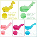 MEEDEE 100 Pack Rainbow Elastic Hair Ties: No Crease, Soft Ribbon Knotted Ponytail Holders for Women, Ouchless Yoga Bracelets