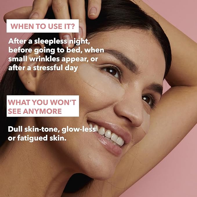 RARE Paris - Exception Rosée - Regenerating Under Eye Patches - Hydrating & Brightening - With Ceramides & Omega-3 & 6 - Brightening, Firming & Revitalizing - Multi-Active Serum Formula - 30 Pairs