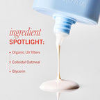 First Aid Beauty - Hydrating Sunscreen Milk with Colloidal Oatmeal, Broad Spectrum SPF 45, Non-comedogenic SPF Formula Helps Nourish Skin with Organic UV Filters & Glycerin, 24-hour Hydration, 1.7 oz