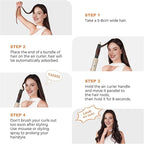 6 in 1 Blow Dryer Brush, Upgrade Hair Dryer Brush Set Negative Ion Air Styler Curling Wrap Air Curler, Hot Air Brush Curling Iron Hair Styling Tools As A Gift for Straight/Curl/Dry/Smooth