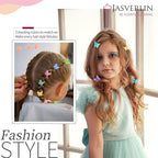 50 Pcs Mini Butterfly Hair Clips, 90s Cute Hair Accessories for Girls Kids Toddler, Tiny Small Y2k Claw Clip for Women Styling 8 Assorted Colors (Pastel Paradise)