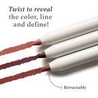 Julep With a Trace Retractable Creamy Long-Lasting Lip Liner, Rich Cocoa