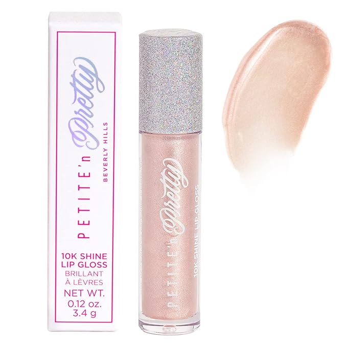 Petite 'N Pretty 10K Shine Lip Gloss for Girls (Glow Down) - Makeup for Kids, Tweens, Teens - High Shine, Soft, Hydrating, Lightweight, Made in the USA