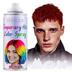 Red Hair Spray Color Temporary, Hair Color Spray 1-Day Hair Dye Colored for Kids Women Men, Hair Wax Color Washable, Hair Paint Halloween Fast-Drying 4.06 Fl Oz