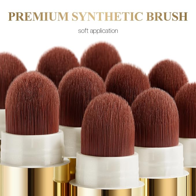 Cream Eyeshadow Stick Makeup Set 1PCS, Neutral Shimmer And Matte Cream Eye Shadow Palette, Metallic Bronze Smoky Eyeliner Brightener Crayon Kit, Ideal Gift for Women -Sparkling-Champagne