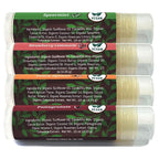Earth's Daughter Vegan Lip Balm Stocking Stuffers 4-pack, Beeswax Free Lip Balm, Natural, Organic Flavors - Assorted Flavors, Plant Based Vegan Chapstick, Moisturizer