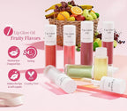 2 Pack Plumping Lip Oil,No-Sticky Lip Nourishing