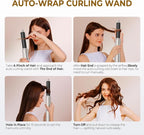 Hair Dryer Brush 5 in 1, Blow Dryer Brush Set with Air Curler Wrap Hair Styler, Negative Ionic Blow Dry Brush, Detachable Hair Tool for Curling, Volumizer,Straightener,Drying