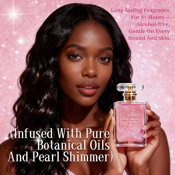 NP NATURES PHILOSOPHY Hair Perfume, Leave-in Hair Serum & Shine Spray for Women, Anti-Frizz Hair Care, Lightweight Leave-in Conditioner & Glossier Hair Perfume oils - 1.7 Fl oz