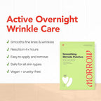 Morrow Beauty - Peptide-Infused Smoothing Wrinkle Patches - Overnight Patches for Smoothing Fine Lines and Wrinkles, Anti Aging Stickers for Crow's Feet, Elevens, Smile Lines (66 Count)