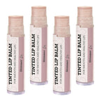 Earth's Daughter Tinted Lip Balm Shimmer Stocking Stuffers 4 Pack, Beeswax, Coconut Oil, Cocoa Butter, Vitamin E, Moisturize and Beautify, Paraben Free