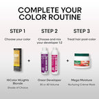 L'OREAL TECHNIQUE HiColor Blond HiLights Permanent Hair Color for Dark Hair | Intense Blonde Highlights | No Pre-Lightening Required | No-Drip Creme | Quick Processing Time | Golden Blond